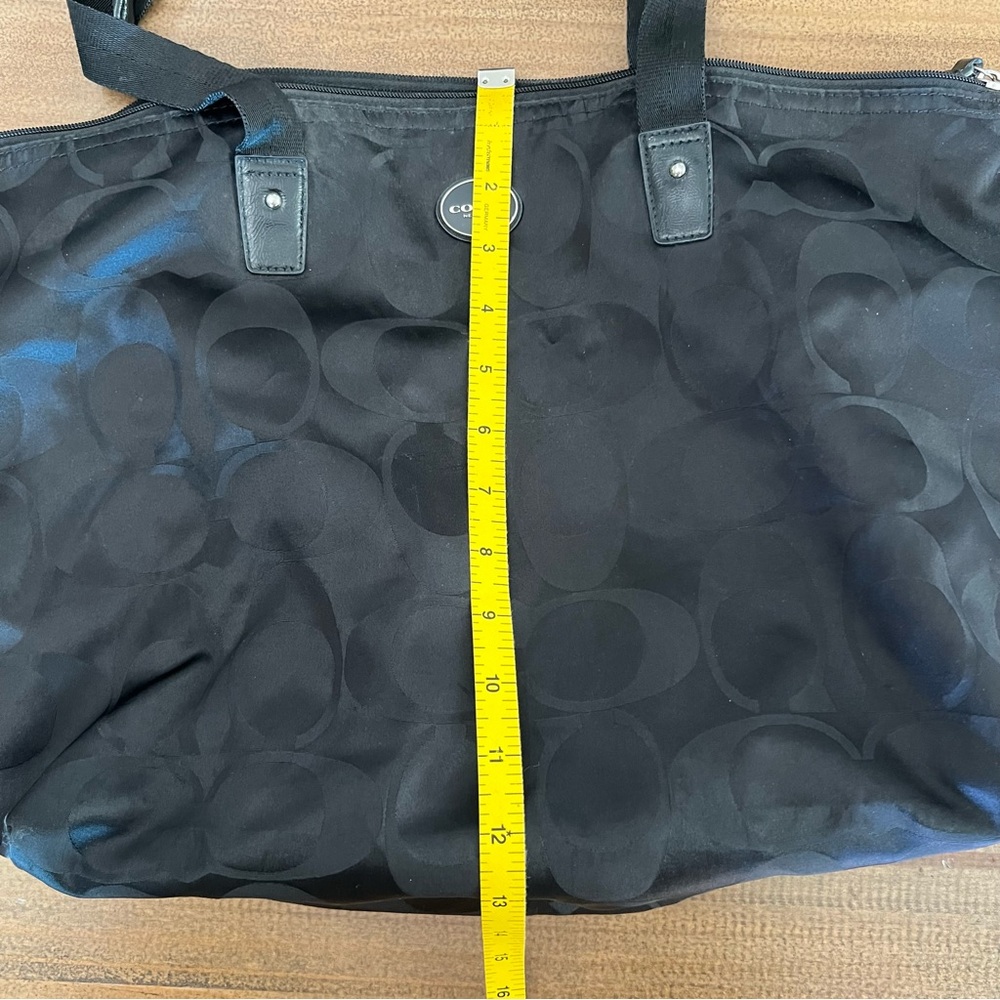 Coach Logo Nylon Tote - Picture 8 of 9